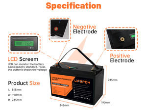 แบตเตอรี่ LiFePO4 IP65 200Ah 12V 24V แพ็คแบตเตอรี่ BMS บลูทูธการสื่อสารรองรับการชาร์จพลังงานแสงอาทิตย์ตะกั่วกรดทดแทนลิเธียมเหล็ก - Product Image 3