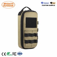 Sac à outils portable compact en tissu Oxford durable, multi-poches, organisateur de rangement pour outils de réparation, électricien