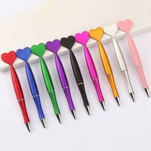 Bolígrafos con Forma de Corazón, Personalizados, Lindos, de Plástico, con Punta de 1.0 mm, con Logotipo, para Niños, Venta al Por Mayor de Fábrica - Product Image 1