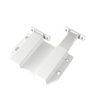 Loquet magnétique double tête en plastique robuste à ouverture par pression pour armoire, blanc/noir, installation facile, pour maison et hôtel