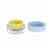 Pot en plastique PMMA à double paroi avec gobelet intérieur en PP 15ml 30ml pour crème, crème pour les yeux, fond de teint, maquillage, contenant cosmétique