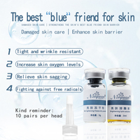 Sérum biologique avec logo personnalisé, poudre lyophilisée éclaircissante pour le visage avec vitamine C et E, hydratant pour estomper la mélanine