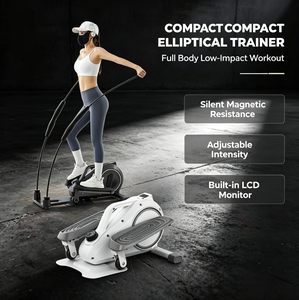 Mini <span class=keywords><strong>Elliptique</strong></span> d'Intérieur Modèle 6625 avec Résistance à Contrôle Magnétique et Roue Avant Motrice, Non Pliable - Product Image 1
