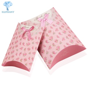 <b>Small</b> Paper Wholesale Price Custom Medium Rose <b>Pillow</b> Box With Handles <b>Pillow</b> Box - Product Image 6
