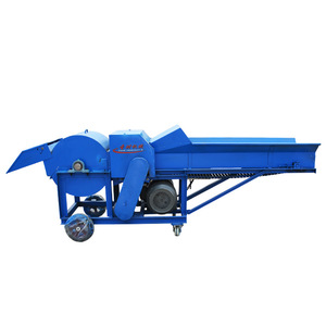 Picadora de forraje, trituradora de paja, motor eléctrico, placa de acero, máquina multifuncional para procesamiento de alimento para ganado ovino. - Product Image 1