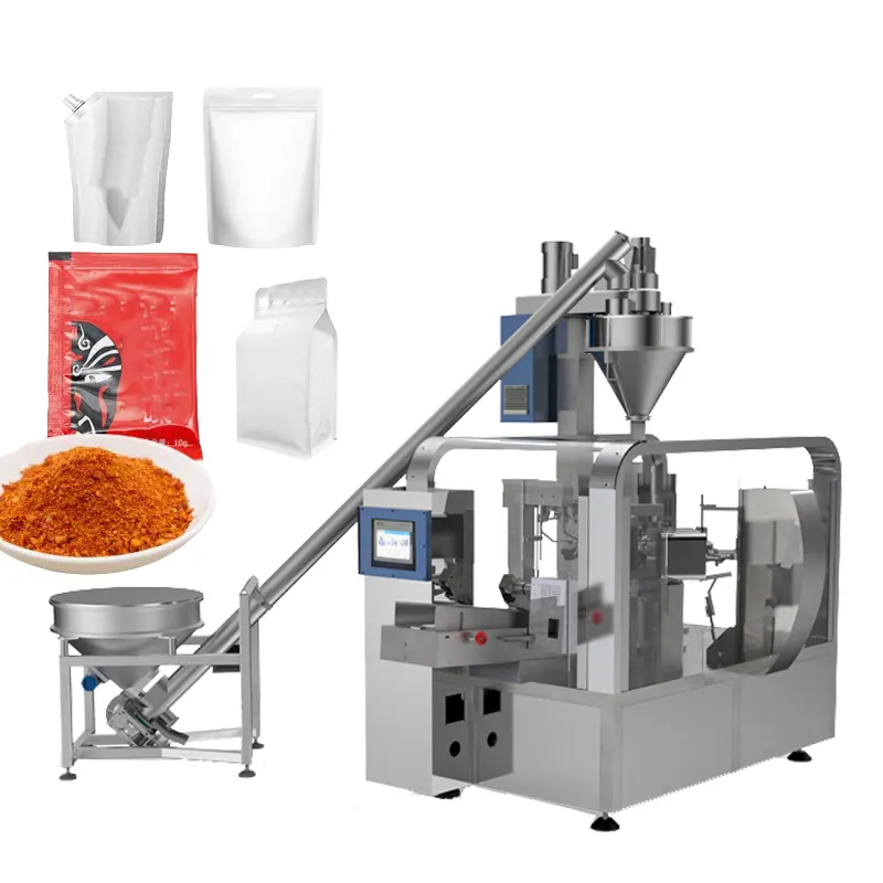 Premade pouch bag automatic fill seal packing machine for spice chili pan masala powder