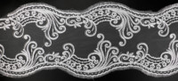 Ruban de broderie de mariage blanc de luxe, vente directe du fabricant, bordures en dentelle, ruban pour la couture