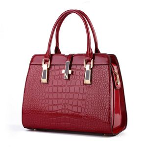 Sac à main pour femme en cuir motif crocodile grande capacité, vente en gros - Product Image 4
