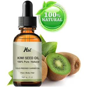 Vente en gros d'huile de graine de kiwi biologique 100% pure naturelle de marque privée pour la peau, le corps, les cheveux, le cuir chevelu, hydratant et rajeunissant