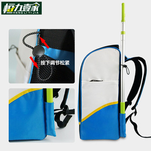 Hengli Yijia Cleaning <b>Tool</b> Kit <b>Backpack</b> 200 Lb Capacity Zipper Closure Multi Pocket Housekeeping Service Bag - Product Image 4