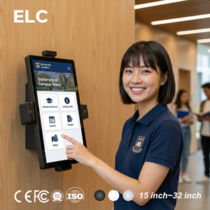 Kiosco de Pago de 21.5 Pulgadas para Montaje en Pared, con NFC, Alimentación POE, para Pagos Escolares y Universitarios, Verificación de Tarjetas de Identificación y Consulta de Saldo - Product Image 1