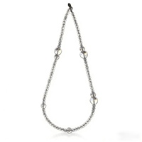 Collier minimaliste en perles de quartz naturel transparent avec fermoir en argent sterling 925, 18 pouces, bijoux de superposition en cristal de guérison pour femmes