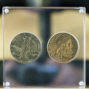 Personalizado dinheiro titular EUA dólar acrílico banco nota tamanho display frame com parafusos para coleção - Product Image 3