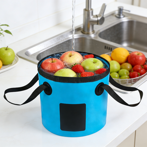 Lavabo Plegable Portátil de Alta Calidad, Impermeable, de 10L, para Camping, <span class=keywords><strong>Escalada</strong></span>, y Cubo de Pesca - Product Image 2