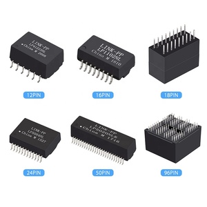 Cổ Phiếu Lớn 1000 Base-T 24 Pin Cổng Đơn SMD PoE + Lan Biến Áp Từ H6062NL - Product Image 4