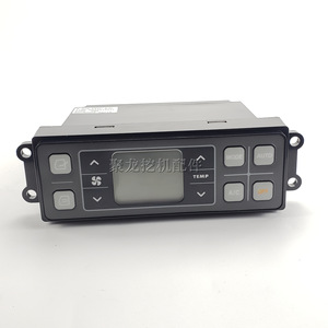Excavator Air Conditioner Controller Panel For Hyundai R150 215 220 225 305-9 Dc 24V <b>Push</b> <b>Button</b> <b>Switch</b> - Product Image 1