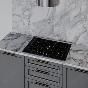 Hiện đại phong cách tối giản Thiết kế nhỏ hoàn chỉnh tùy chỉnh đồ nội thất nhà L hình melamine đơn vị tủ bếp với bồn rửa - Product Image 4