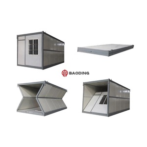 Nhà máy tùy chỉnh có thể gập lại nhiều lớp container mở rộng nhà cho phòng khách trường làm bánh sandwich panel thép xuất khẩu - Product Image 2