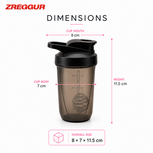 Venta al por mayor: <span class=keywords><strong>Mini</strong></span> batidora deportiva de proteínas de PP de 300 ml con batidor de alambre, escala de medición de boca ancha y logotipo personalizado - Proveedor - Product Image 4