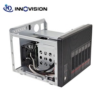 Boîtier HDD pour serveur NAS, composant pc sans fil, avec cache-plan pour stockage NAS, 6 go sata, 6 emplacements