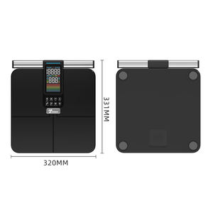 Esclusiva tecnologia digitale per bagno con scala di bioimpedenza OEM/ODM analizzatore di composizione corporea batteria in vetro misura il grasso corporeo WiFi - Product Image 4