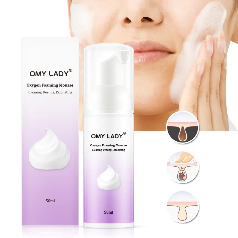 OMY LADY Nhãn Hiệu Riêng Tẩy Trang Tẩy Tế Bào Chết Mặt Mousse Sữa Rửa Mặt