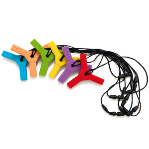 Collares de silicona sensoriales con cadena de cuerda al por mayor para niños con necesidades de morder, para la dentición, TDAH y autismo - Product Image 4