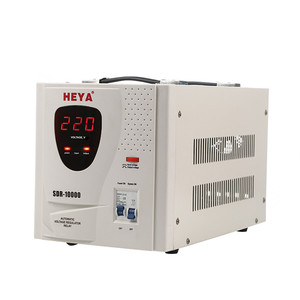 Monophasé 220V Application domestique et industrielle 10KVA Type de relais AC Régulateurs de tension automatiques Stabilisateurs AVR