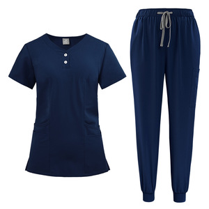 <span class=keywords><strong>Pantalones</strong></span> Médicos Unisex de Tela Dobby de Poliéster, Manga Corta, Absorción de Humedad para Médicos, Enfermeras y Profesionales de la Salud - Product Image 3
