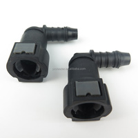 Connecteur rapide mâle SAE J2044 1/4 pouce 6,30 mm pour système de conduite d'eau d'urée de carburant automobile, raccords de tuyau en nylon, tuyau en caoutchouc, fonte