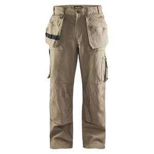 BLAKLADER - 153013102800C156 Pantalones artesanos con tres costuras de aguja Caqui antiguo-PANTALONES DE TRABAJO EAN 7330509285671 - Product Image 1