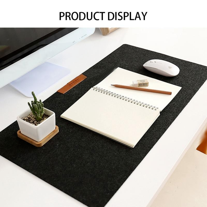 Non Slip Oversized Felt Mouse Pad Non Slip Felt Desk Mat - United Kingdom - View #3