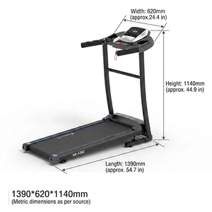Cinta <span class=keywords><strong>de</strong></span> Correr Eléctrica Plegable para Ejercicio en Casa con Motor DC, Pantalla LED y Capacidad <span class=keywords><strong>de</strong></span> 100 kg - Product Image 2