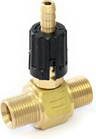 Injecteur chimique réglable Venturi pour détergent à basse pression, raccord mâle-mâle 3/8 BSP