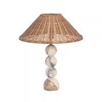 Lámpara de Noche LED de Metal y Ratán con Forma de Hongo, Ecológica, Regulable, USB, para Mesa de Noche, Flexible, Simple, Moderna, con Alimentación CA