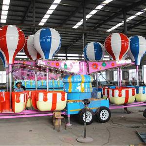 Trailer Mounted 24 Seats Samba Ballon Flying Chair Rides Portable Amusement Equipment for Carnival - Product Image 3
