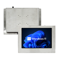 Pantalla táctil capacitiva de acero inoxidable de 15 pulgadas IP65 Panel industrial resistente al agua PC con escáner de código QR Panel PC