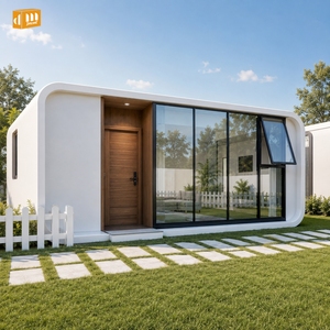 DM Steel <span class=keywords><strong>Maison</strong></span> conteneur modulaire, Villa capsule, Cabine salon, Abri <span class=keywords><strong>de</strong></span> jardin, portable, résistant au vent, facile d'entretien, pour complexe <span class=keywords><strong>de</strong></span> villégiature extérieur, espace <span class=keywords><strong>de</strong></span> <span class=keywords><strong>repos</strong></span> routier et abri <span class=keywords><strong>de</strong></span> jardin - Product Image 2