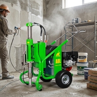 A8L Alat Semprot Dempul Airless Bertenaga Bensin Tekanan Tinggi Industri dengan Pompa Piston Hidrolik Motor Tanpa Sikat 4000PSI