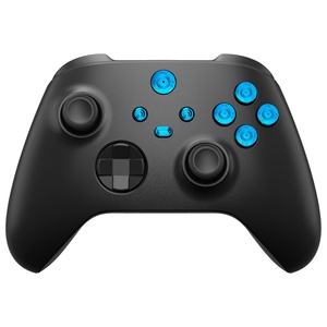 EXtremeRate Kits de boutons métalliques 8-en-1 bleus (Action, Home, Start, Retour, Partager) pour manette Xbox Series X S - Product Image 5