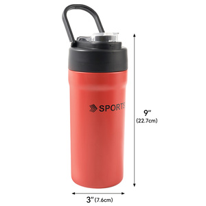 Botella de Agua de Acero Inoxidable Aislada de 700 ml, Libre de BPA, con Asa de Transporte Portátil, Antideslizante, de Doble Pared, para Viajes al Aire Libre - Product Image 6
