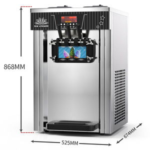 Nouvelle <span class=keywords><strong>Machine</strong></span> à Glace <span class=keywords><strong>Professionnelle</strong></span> de Comptoir Trois Saveurs pour Usage Commercial - Product Image 2