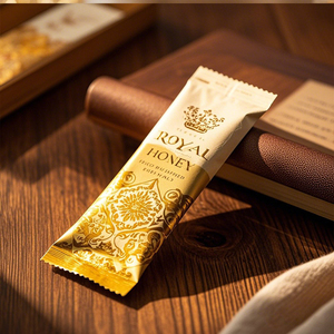 ถุงน้ำผึ้งรอยัล10ก. 12ก. พร้อมพวยซองไมลาร์ถุงปิดผนึกด้วยความร้อนอลูมิเนียมฟอยล์สำหรับเครื่องดื่มบรรจุภัณฑ์หมอนพลาสติกสำหรับเครื่องดื่ม - Product Image 2