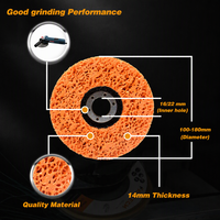 Disque de décapage Fantech Orange avec bande céramique pour enlever la peinture et l'adhésif