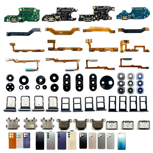 Mobile Spare Parts for Infinix Tecno Itel Cell Phones for Samsung Mobile Phone Motherboard Flex Housing Spare Parts Accessories