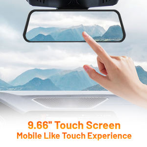 OEM 9.66인치 IPS 스트리밍 미러 모니터 GPS 차량용 DVR 대시캠 듀얼 카메라 후방 카메라 (디스플레이 포함) - Product Image 6