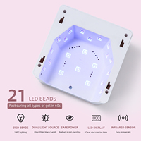 Lampe UV LED portable 48W haute puissance avec écran LCD et design diamant, 4000mAh, séchage rapide du gel pour salon, vente en gros 2026