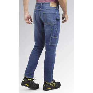 DIADORA UTILITY - 702.179830-60023/3XL Vêtement de travail en denim stretch délavé bleu clair de lune-PANTALON DE TRAVAIL EAN 8053607262540 - Product Image 3
