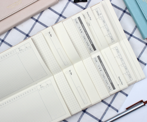 Wholesale Travelers <strong>Notebook</strong> Refill Insert Kraft Paper <strong>Lined</strong> Dot Grid <strong>Blank</strong> Custom Print Journal Diary Refillable OEM Bulk - Product Image 1
