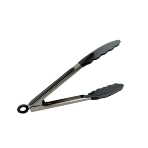 Pinces à aliments antiadhésives longues en acier inoxydable pour la cuisson des grillades - Product Image 1